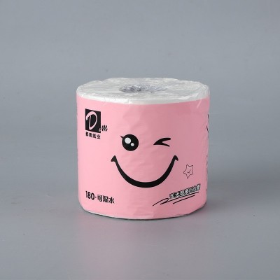 厂家批发180g卷纸卫生纸 家用卷筒擦手纸 厨房原生木浆卫生卷纸图3