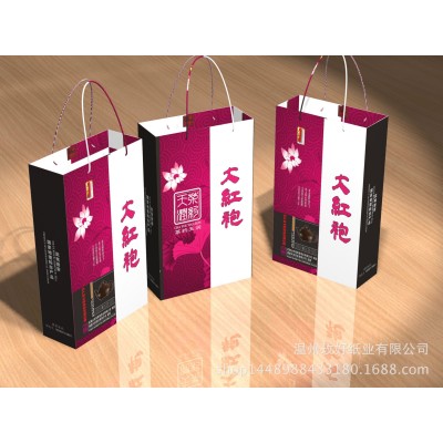 厂家直销印刷服装纸袋购物白卡包装礼品手提袋定 制批发图5