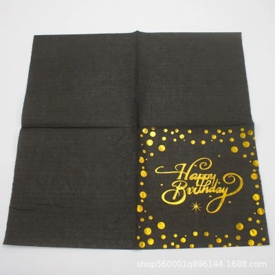 厂家定制派对印花纸巾圣诞餐巾纸聚会PARTY彩色餐巾纸可以加印LOG图4