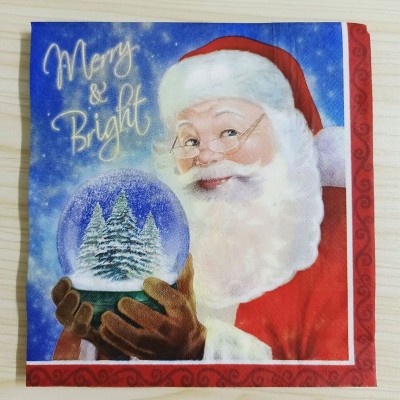 厂家定制派对印花纸巾圣诞餐巾纸聚会PARTY彩色餐巾纸可以加印LOG图5