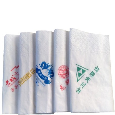 正方形餐巾纸印制LOGO 西餐厅纸巾酒店商用方纸巾 外卖 整箱纸巾图4