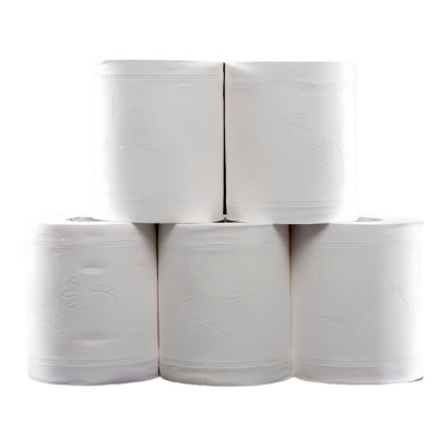 100g卫生纸纸巾批发大包宾馆客房酒店卷纸空心卫生间厕所纸卷筒图4