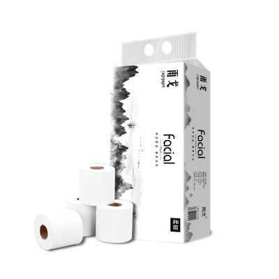 现货40g空心卷纸厕所纸巾卷筒纸卫生纸酒店民宿有芯批发工厂图4