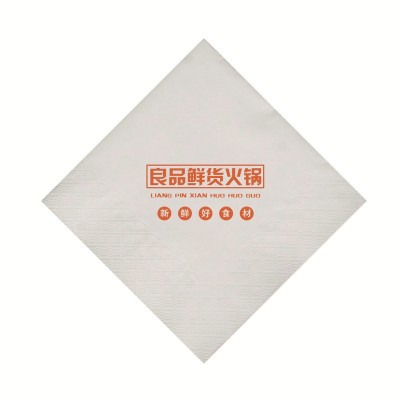 可定制logo餐巾纸方巾纸整箱正方形纸巾商用散装酒店奶茶餐厅纸巾图4