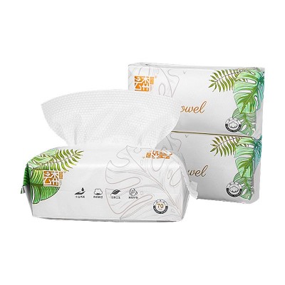 云森抽取式一次性洗脸巾棉柔巾批发美容洁面巾干湿两用加厚洗面巾图5