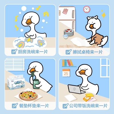 抽取式抹布吸水厨房清洁一次性懒人干湿两用可水洗擦桌子洗碗布图4