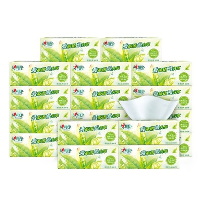 心心相印抽纸 100抽18包整箱餐巾纸批发大量批发 家用实惠装纸巾图4