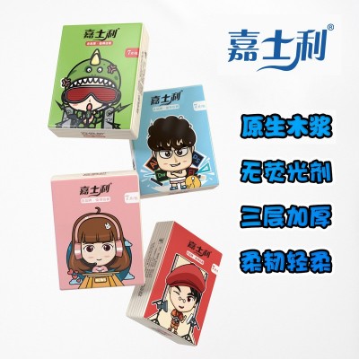 200包手帕纸便携式实惠随身装面巾纸餐巾纸家用整箱卫生抽纸巾图5