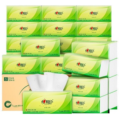 心相印抽纸茶语丝享批发整箱卫生纸巾餐巾纸婴儿面巾纸家用实惠装图5