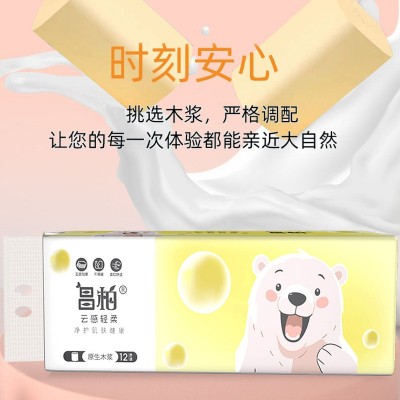 竹浆本色卫生纸实心卷纸卫生纸大量批厕所家用手纸卫生纸卷纸代发图2