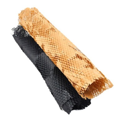 彩色蜂窝纸蜂巢纸缓冲包装纸撕拉网格花艺可降解牛皮包装纸蜂窝纸图5