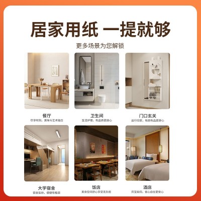 出口东南亚底部抽纸厕纸 底部抽纸挂抽可溶水 底部抽纸巾大包定制图2