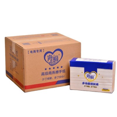 海桐檫手纸厕所擦手纸厂家批发卫生间抽纸家用纸巾整箱厨房纸巾图4