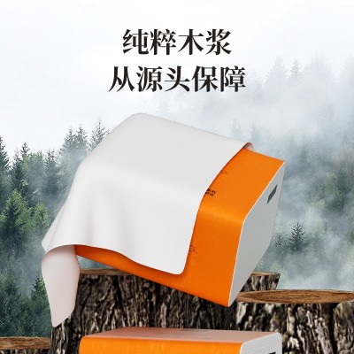 整箱80包家用抽纸代发原木面巾纸餐巾纸实惠装纸巾批发商用卫生纸图4