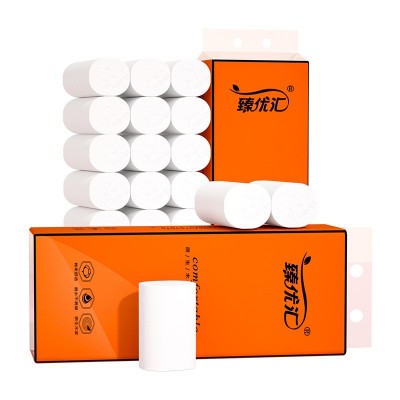 16卷家用卫生纸直销擦手纸厕纸整体装一件代发纸巾原木卷纸无芯卷图4