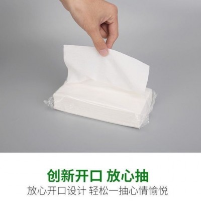 抽纸商用批发 厂家直供 100抽 大尺寸 酒店宾馆家用抽纸加厚两层图5