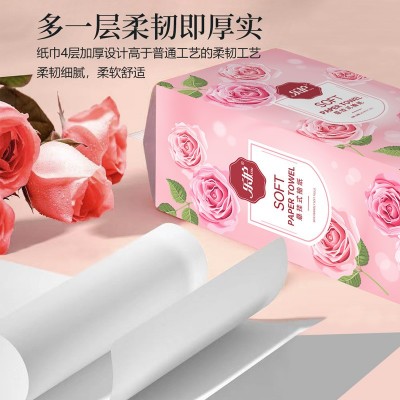 悬挂式抽纸加量耐用家用面巾纸卫生纸加大加厚纸巾厨房用纸代发图5