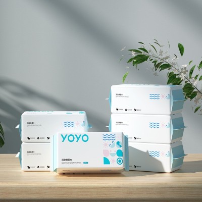 一次性洁面巾纯棉婴儿棉柔巾加厚抽取式美容珍珠纹洗脸巾厂家批发图4