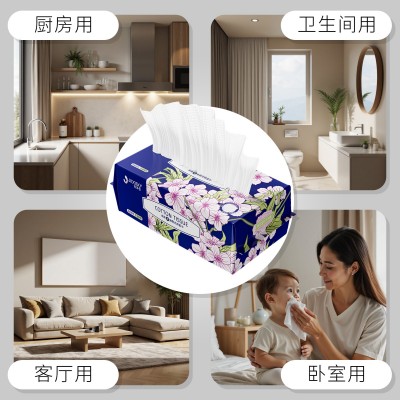 洗脸巾一次性加厚珍珠纹抽取式卸妆棉柔巾一次性干湿两用洁面巾图2