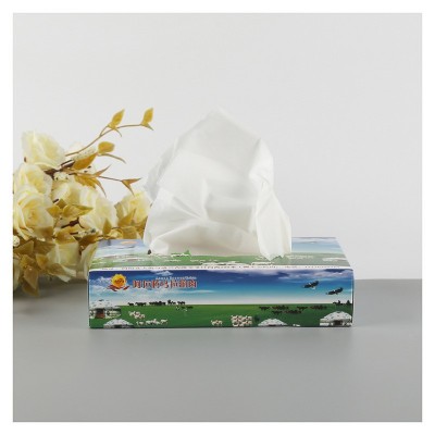 工厂直供大量纸巾商用批发 酒店餐巾盒装纸巾抽纸广告定 制logo图2