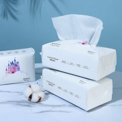 抽取式珍珠纹加厚洗脸棉柔巾一次性便携美容洁面巾卸妆棉毛巾批发图2