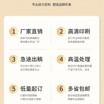 盒纸盒装定制面巾纸抽纸商用广告纸巾宣传盒装原生木浆柔软纸巾图4