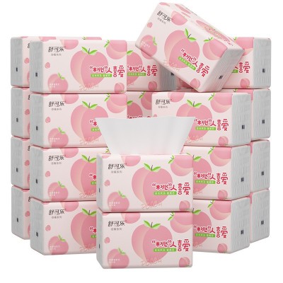 【新人专享】18包抽纸400张大号餐巾纸大尺寸擦手纸卫生纸巾图4