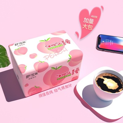 【新人专享】18包抽纸400张大号餐巾纸大尺寸擦手纸卫生纸巾图5