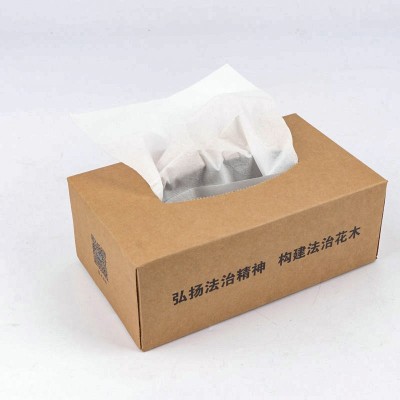 3广告纸巾商用批发盒装抽纸酒店餐厅银行医院广告宣传纸巾图5