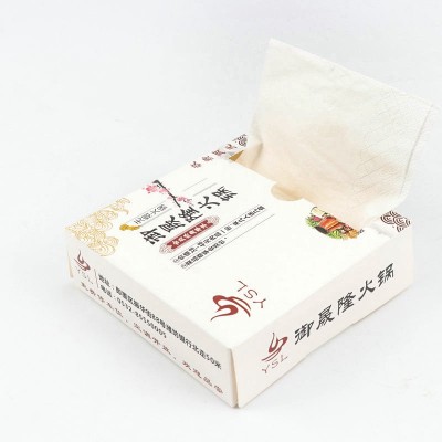 3广告纸巾商用批发盒装抽纸酒店餐厅银行医院广告宣传纸巾图2