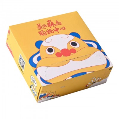 酒店餐厅广告抽纸定制印logo抽纸定做公司会所广告抽纸订制图5