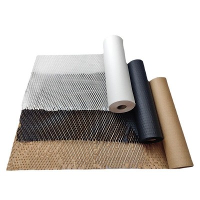 强晟厂家定制可降解蜂窝纸跨境专供牛皮纸环保礼品花艺鲜花包装纸图4