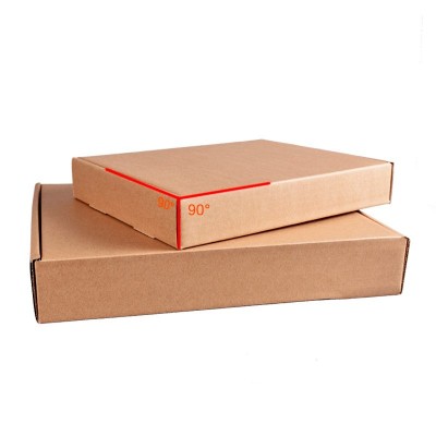 飞机盒现货批发快递盒长方形小号服装饰品手幅扁平打包盒 淘宝纸箱图4