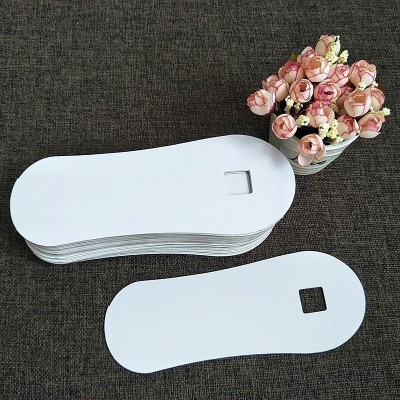 男女隐形袜脚板纸卡空白袜子内衬纸板商标吊牌标签脚底板批发图4