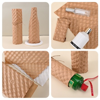 压泡纸泡泡减震包装缓冲环保生物降解易碎品瓷器玻璃化妆品填充物图2