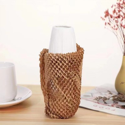 牛皮纸蜂窝纸环保可降解蜂巢纸鲜花花束内衬包装纸礼品礼盒包装纸图5