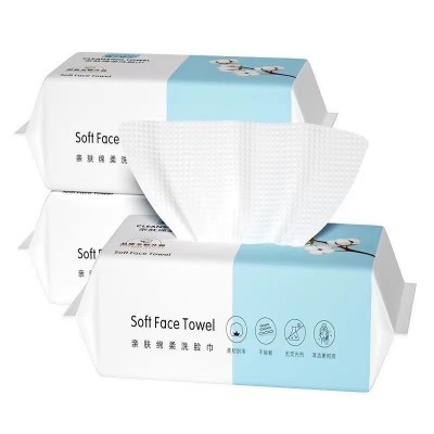 洗脸巾抽取式纯棉吸水不掉毛洗面巾面巾纸洁面巾一次性毛巾擦脸巾图4