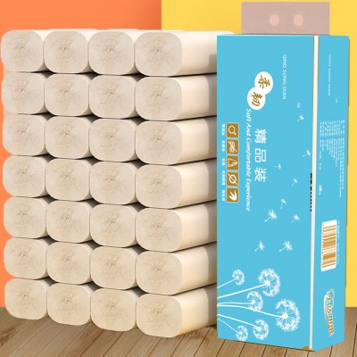 12卷一提卫生纸纸巾厕所用纸便携小卷纸加厚无芯纸擦手纸厂家代发图4