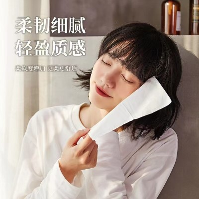 新人专享16包抽纸饭店餐巾纸实惠装面巾纸抽原木擦手卫生纸巾代发图5