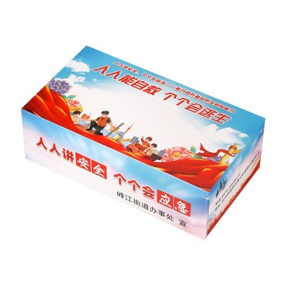 广告纸巾制做抽纸定制硬盒餐巾纸印logo银行餐饮盒装抽纸定做批发图5