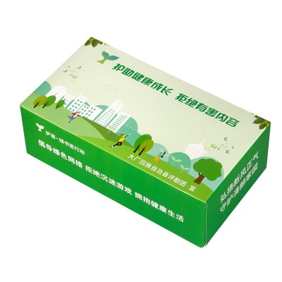 原生木浆广告纸巾商务银行宣传盒装抽纸酒店餐巾纸可印logo定制图5