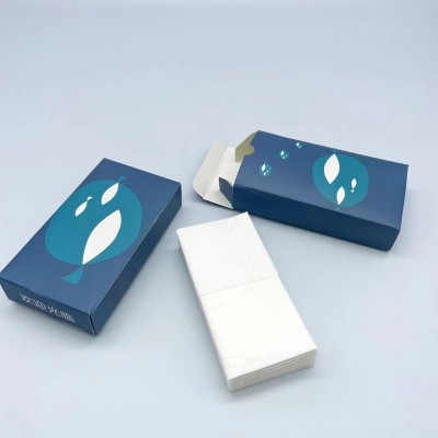 广告宣传烟盒纸巾餐巾酒店餐饮饭店商务扑克盒广告餐巾纸可印logo图5