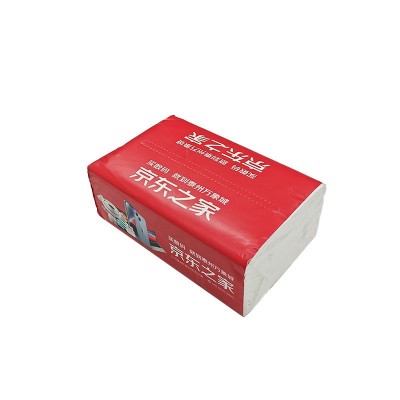 抽纸定做塑料软包纸抽餐饮企业小批量logo广告餐巾纸纸巾定制图2