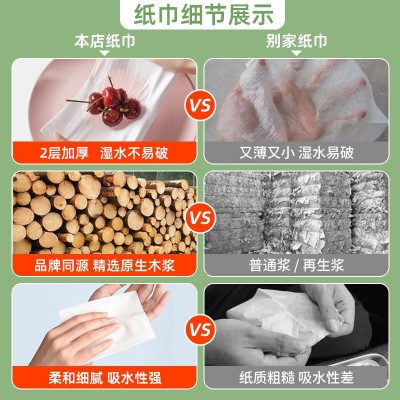 宾馆餐厅ktv商用实惠装纸巾饭店专用便宜餐巾纸酒店抽纸整箱批发图4