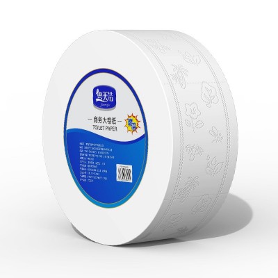 速溶大卷纸700克4层厕所卫生间卫生纸酒店商用家用实惠大盘纸整箱图2