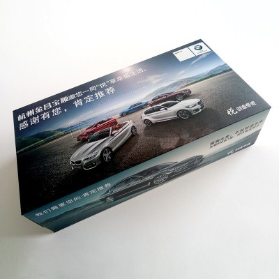 广告盒装纸巾定制 KTV餐饮酒店餐巾纸订制 加油站抽纸定做可印log图3