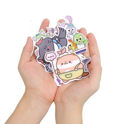 卡通贴纸定制DIY异形明星手账贴画防水PVC订制不干胶来 图自印定做图5