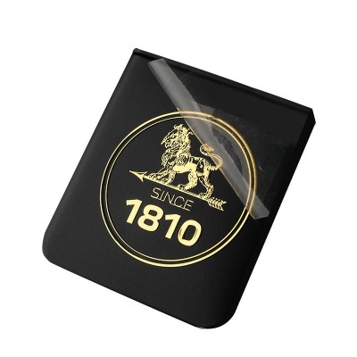 水晶标贴转印贴定制uv金属贴纸订做LOGO商标撕膜留字不 干胶烫金贴图5