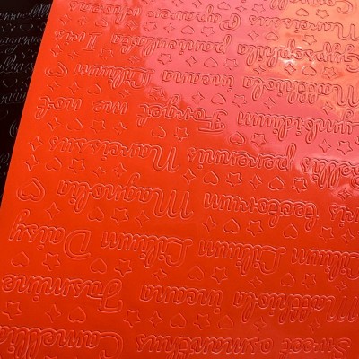 定制烫金烫银花体手帐diy贴纸数字字母pvc防水小贴画咕卡素材纸拼图2