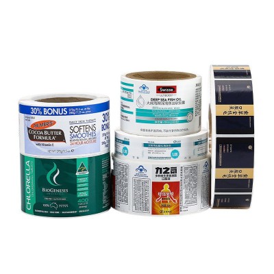 多层透明可移胶镭射不干胶瓶贴标签定做 卷装贴纸厂家印刷定制图5